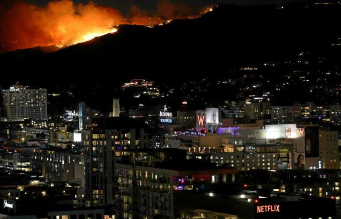 Hollywood fermé à cause des incendies qui ravagent la région