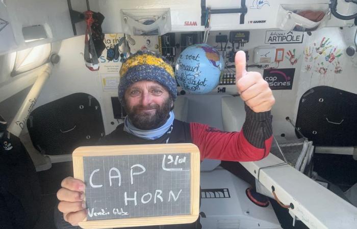 après 60 jours de mer, Arnaud Boissières sort une folle vidéo pour célébrer le passage du Cap Horn