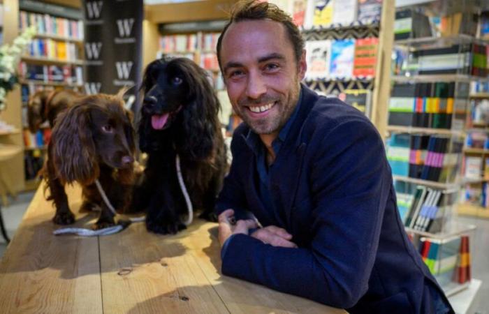 Les vacances à la montagne de James Middleton, sa femme, leurs deux chiens et leur fils de 1 an, Inigo, sur des mini skis