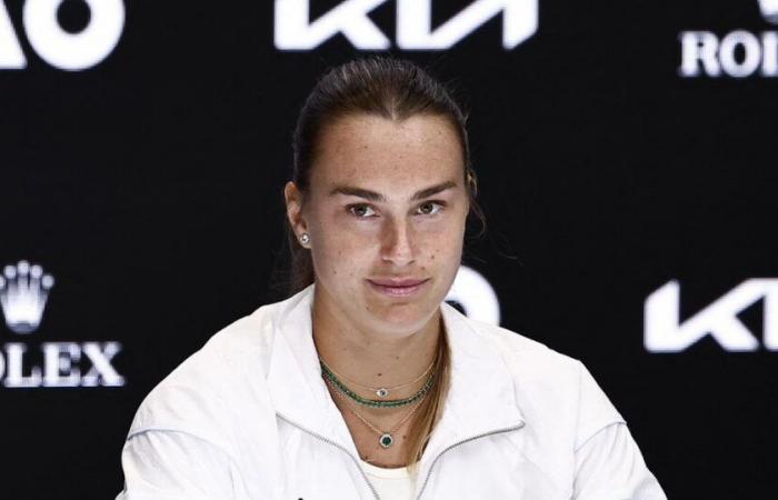 “J’espère pouvoir écrire mon nom dans l’histoire”, déclare Aryna Sabalenka, double championne en titre.