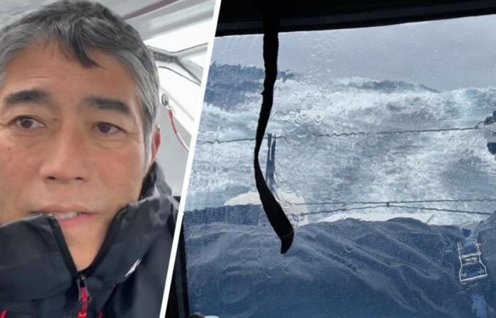 «Je vais essayer d’en sortir indemne», rude épreuve pour le Japonais Kojiro Shiraishi en pleine tempête