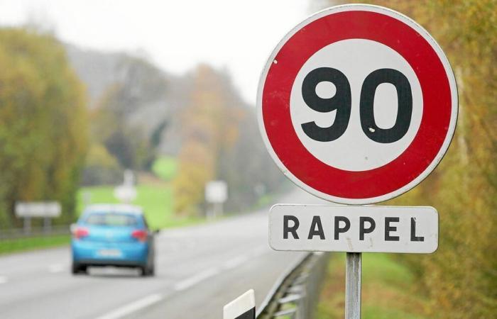 Une trentaine de tronçons de routes départementales du Morbihan reviendront à 90 km/h en 2025