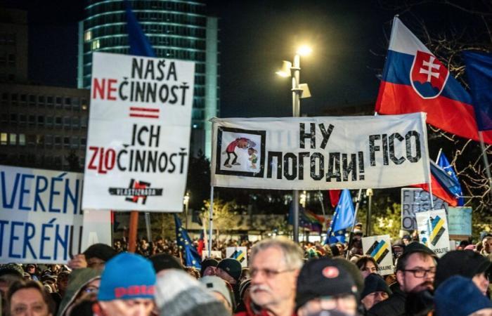 Des milliers de manifestants contre un rapprochement avec Moscou