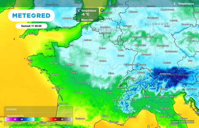 moins de -10°C ce matin ! Les températures vont encore baisser !