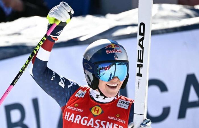 Lindsey Vonn fait une petite sensation dans la descente – un coup d’éclat pour son retour dans la discipline suprême