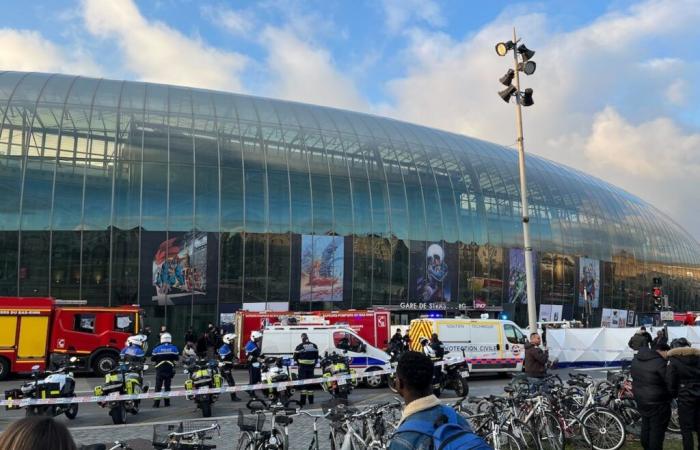 un violent accident entre 2 tramways vient d’arriver en gare