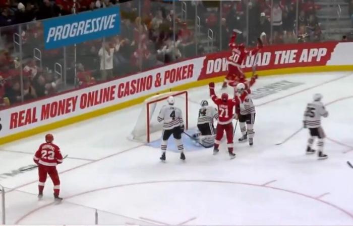 sixième victoire consécutive pour les Red Wings