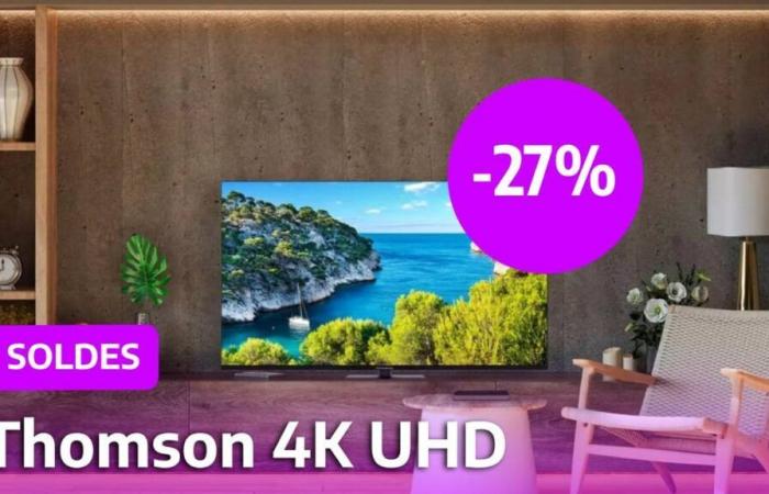 Ce téléviseur 4K UHD parfait pour votre console de jeux voit son prix réduit de 27% pour les soldes !