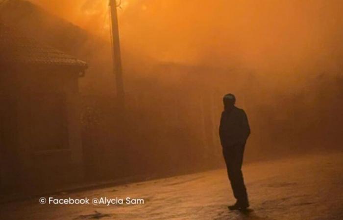 un impressionnant incendie se déclare à Binche