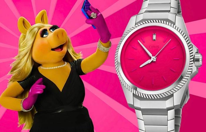 Propilot x Miss Piggy, une montre pétillante au design audacieux