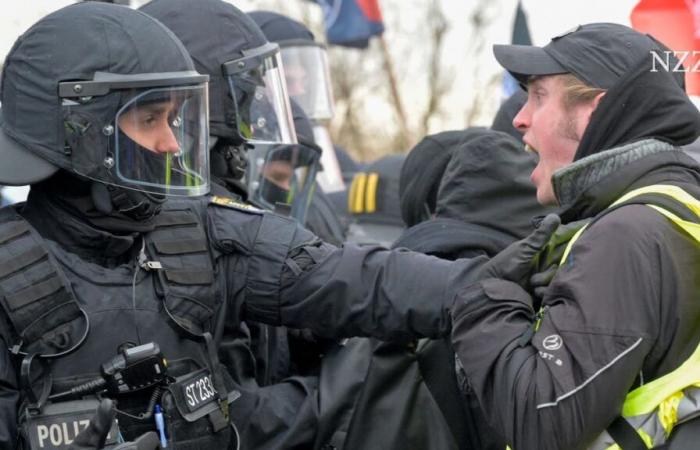 Situation tendue lors des manifestations à Riesa