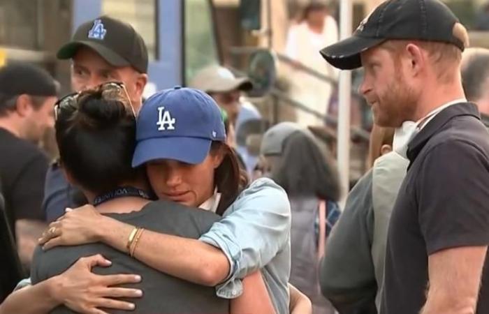 en vidéo, Meghan Markle et le prince Harry émus aux larmes parmi les victimes