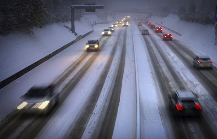 Grave accident de la route sur l’autoroute