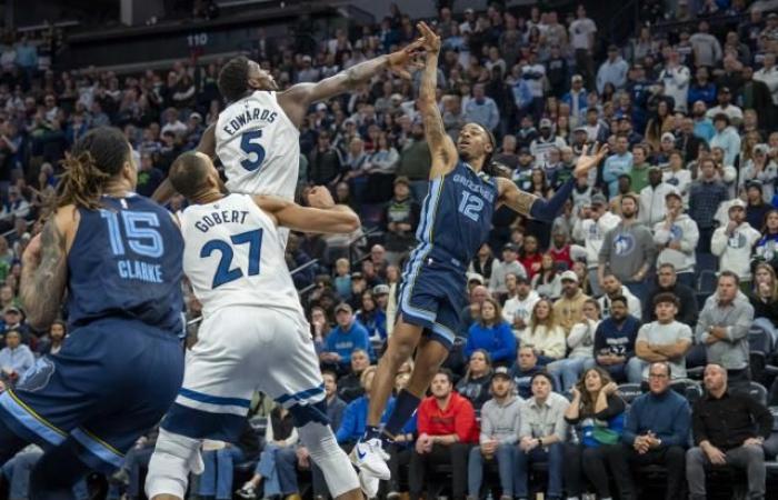 Le meneur de Memphis, Ja Morant, élimine Minnesota et Rudy Gobert en fin de match