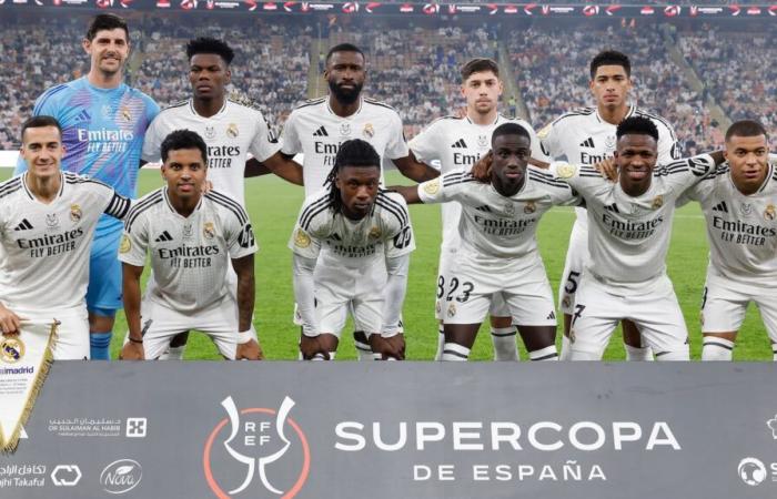 Composition confirmée du Real Madrid contre Barcelone en finale de la Super Coupe