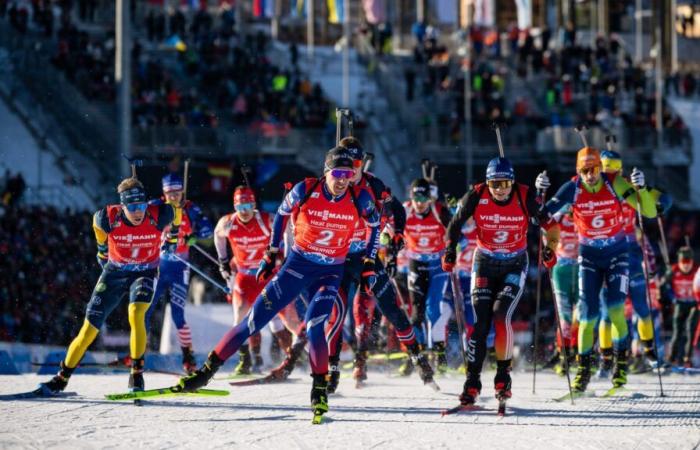 Les biathlètes suisses au pied du podium à Oberhof