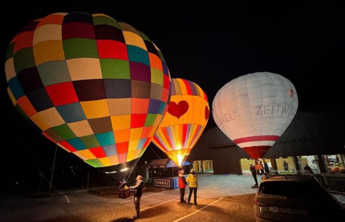 Des montgolfières clouées au sol à Reconvilier