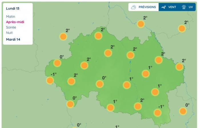 Allier (météo) – Quel temps fera-t-il le lundi 13 janvier 2025 ?