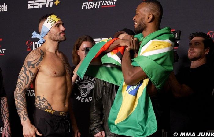 Choix de Santiago Ponzinibbio contre Carlston Harris, heure : UFC Vegas 101