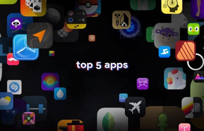 Top 5 des applications Android et iOS de la semaine