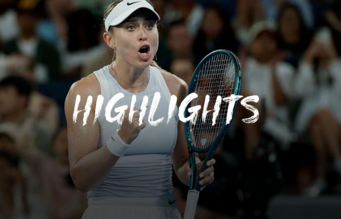 Open d’Australie | Badosa heureuse de s’en sortir en deux sets contre Wang : Les moments forts de son 1er tour – Tennis Vidéo