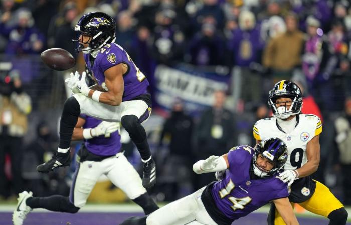 Les Ravens intimident les Steelers en première mi-temps et ne regardent pas en arrière lors de la victoire par wild card 28-14