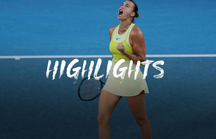 Open d’Australie | Sabalenka a tenu sa place contre Stephens : résumés vidéo – Tennis Video