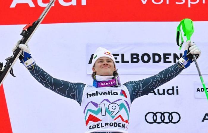 La star brésilienne du ski Lucas Pinheiro Braathen inspire Adelboden