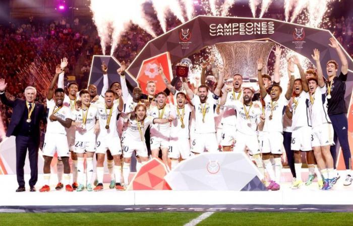 Composition de la finale de la Super Coupe du Real Madrid contre le FC Barcelone : au complet