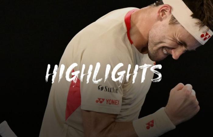 Open d’Australie | Un marathon pour Ruud pour débuter face à Munar : Les moments forts de son premier tour – Tennis Vidéo