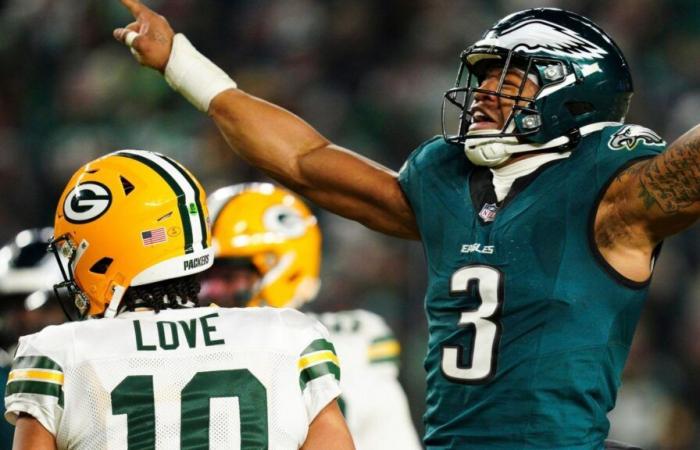 Packers de Green Bay 10-22 Eagles de Philadelphie : Jordan Love lance trois interceptions lors de la sortie des séries éliminatoires des Packers