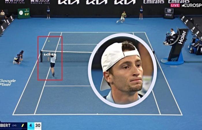 Smash manqué par Ugo Humbert contre Matteo Gigante lors du 1er tour de l’Open d’Australie [vidéo] – Vidéo de tennis