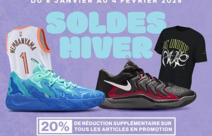 – 20 % supplémentaires sur les promotions Basket4ballers • Basket USA