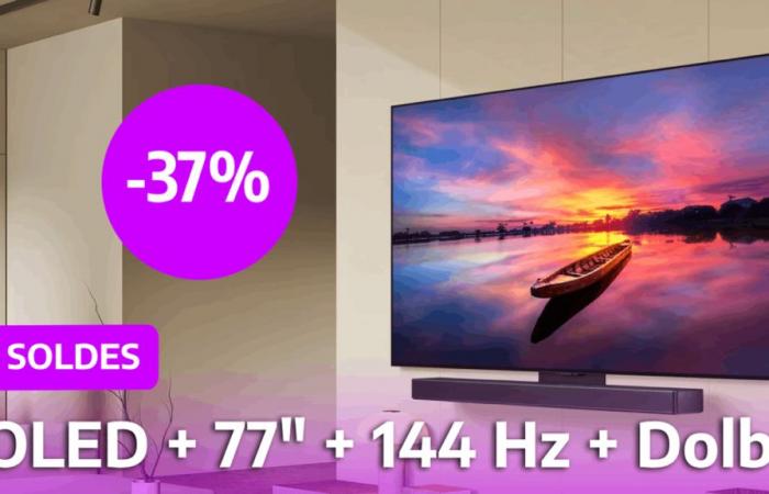 La reine des téléviseurs OLED 4K est en promotion à -37% dans sa version 77 pouces !