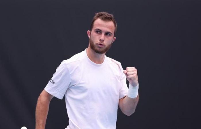 “Très content de mon match”, satisfait Hugo Gaston après sa victoire au premier tour de l’Open d’Australie