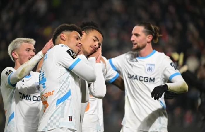 L’OM maîtrise Rennes et consolide sa deuxième place