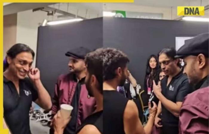 Shahid Kapoor rencontre Shoaib Akhtar aux Émirats arabes unis, la vidéo devient virale, les fans disent “Kabir Singh avec Rawalpindi Express”