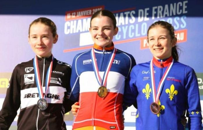 Lucie Elizalde, 16 ans, remporte le titre de championne de France de cyclo-cross