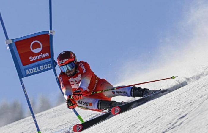 Loïc Meillard mène le premier tour, Odermatt 3e