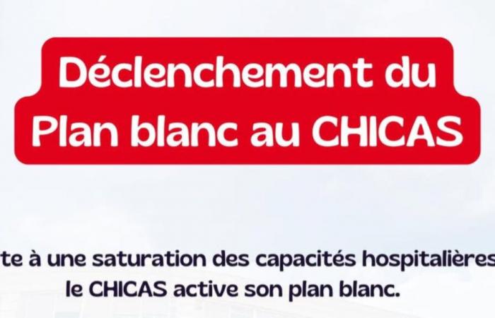 Activation du plan blanc aux Chicas de Gap