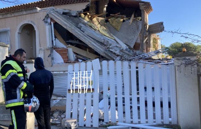 Une maison en grande partie emportée par une explosion ce dimanche à Carry-le-Rouet