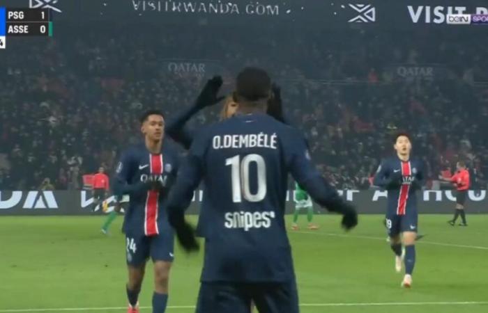 Ousmane Dembélé éblouit avec son effort solo pour marquer le premier but contre l’ASSE