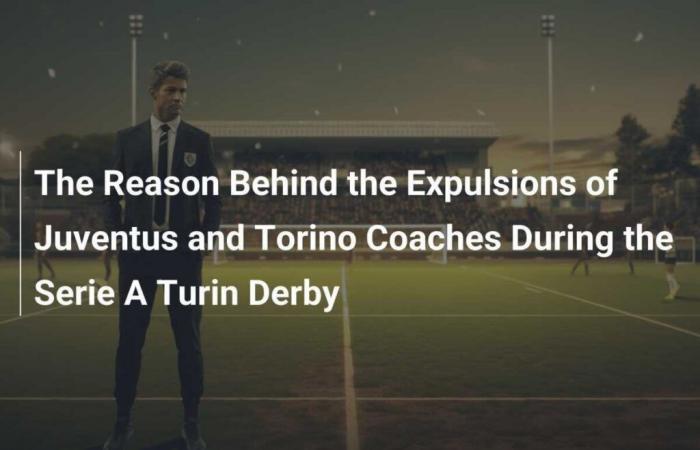 La raison des expulsions des entraîneurs de la Juventus et du Torino lors du derby de Serie A de Turin