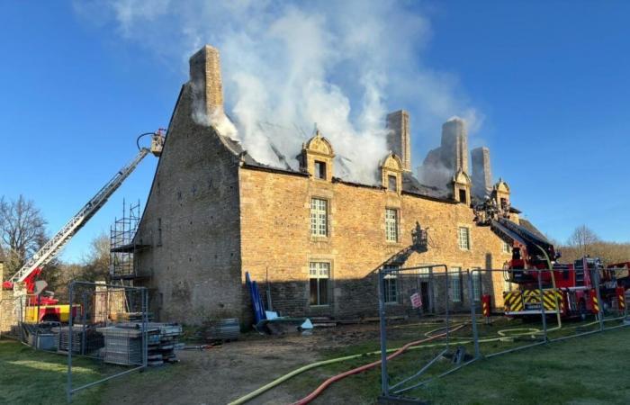 « Un très gros gâchis »… Ce manoir classé a été ravagé par un incendie juste avant la fin du chantier