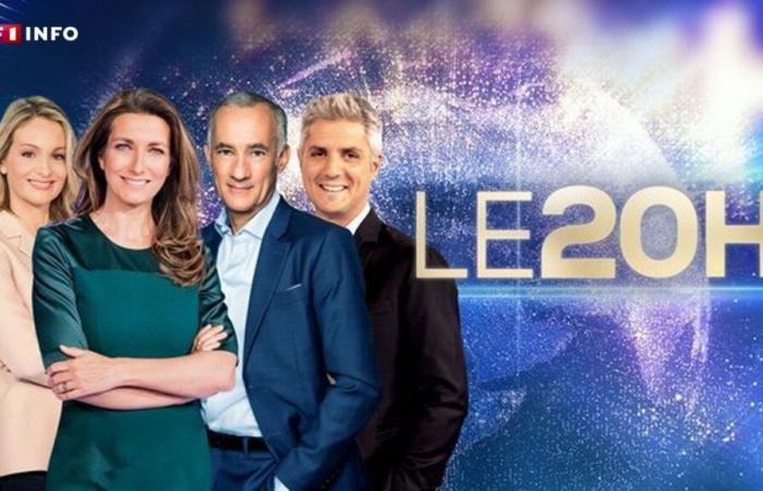 Le JT de 20 heures sur TF1 du lundi 13 janvier 2025