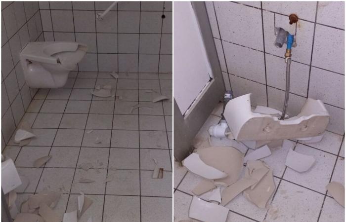 des toilettes publiques vandalisées dans ce village de l’Orne