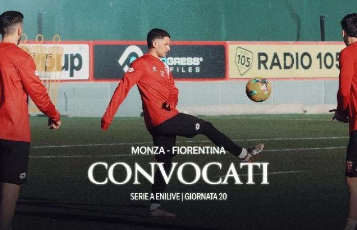 MONZA – FIORENTINA : les appelés