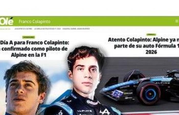 Le remplaçant de Colapinto entre dans l’histoire de la Formule 1