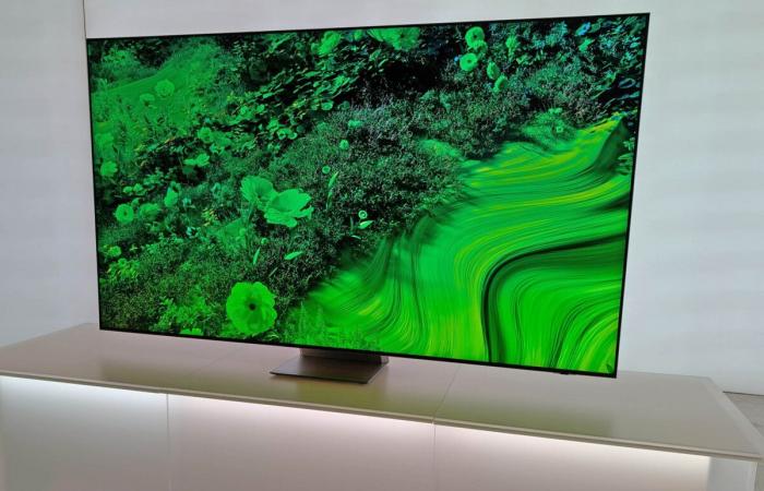 Samsung a présenté son prototype de téléviseur avec rétroéclairage RGB Micro LED au CES 2025