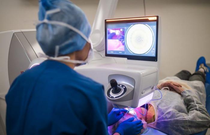 à Strasbourg, immersion avec des lasers de précision qui soignent la vision